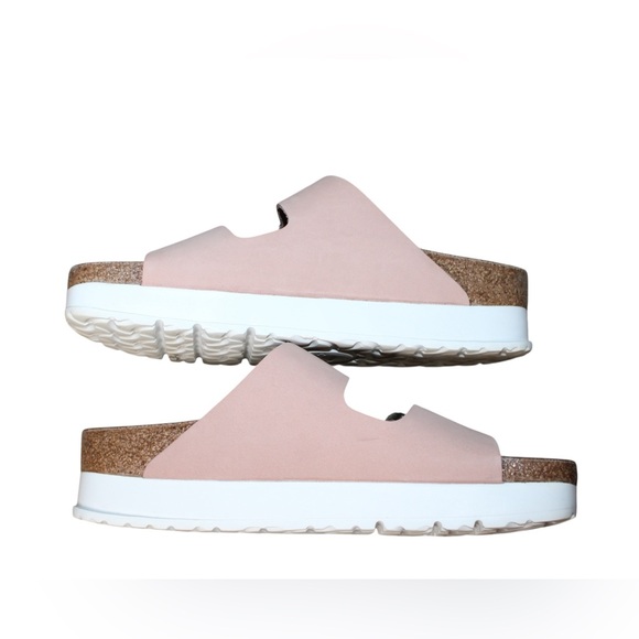 Papillio | Birkenstock | Arizona Platform Sandal | Soft Pink | Size 40 - Picture 5 of 13